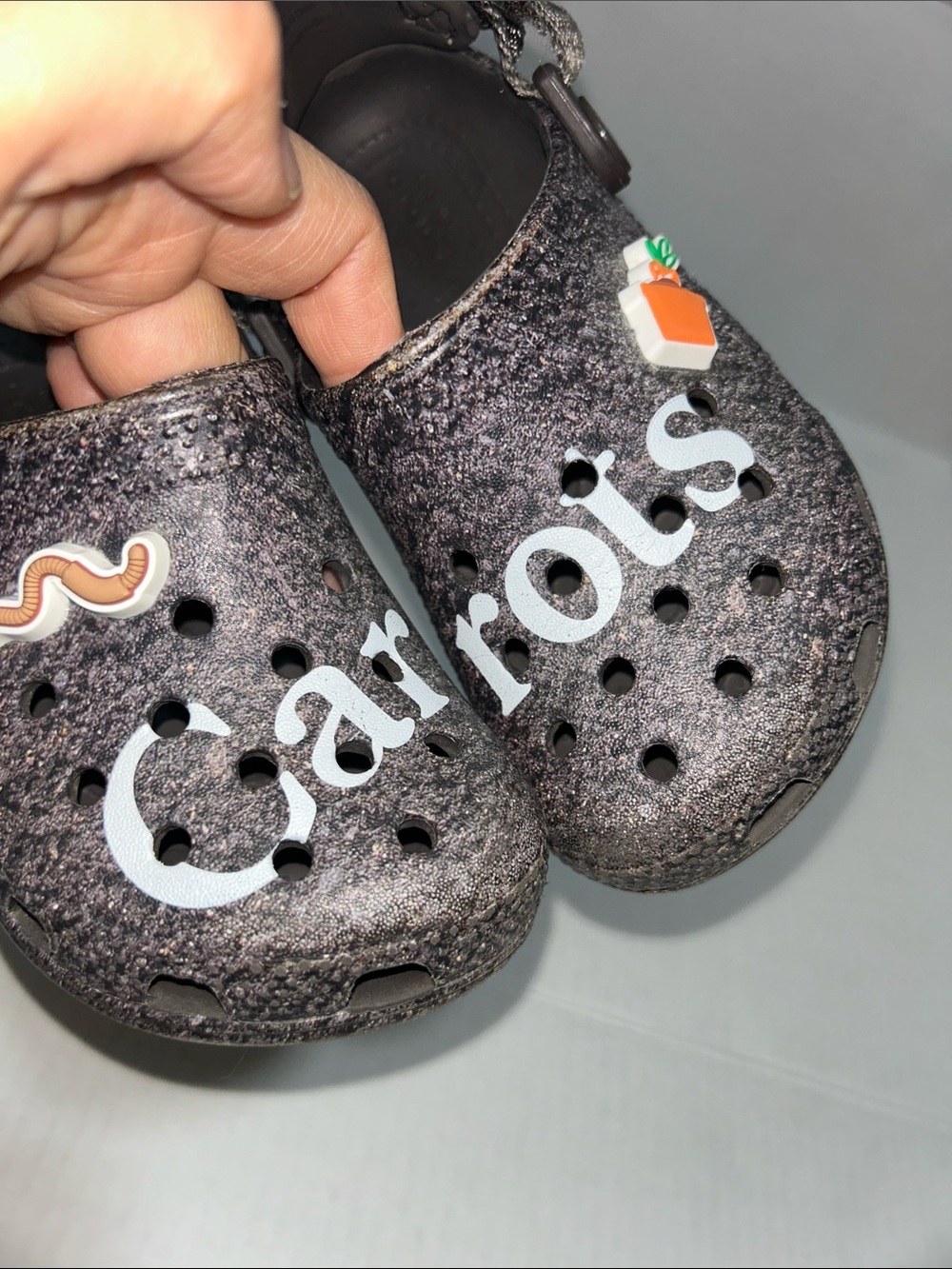 Crocs x Anwar Carrots Kids Classic Clogs Sandals - Size Kids Toddlers Size 9 - Picture 5 of 7